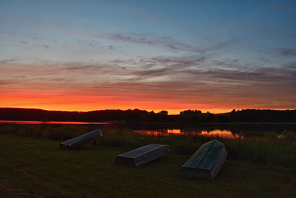 Kahle Lake Sunset Reflections 2016_07_03