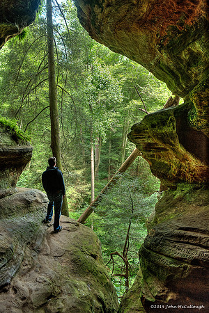 Hocking Hills - Rock House View